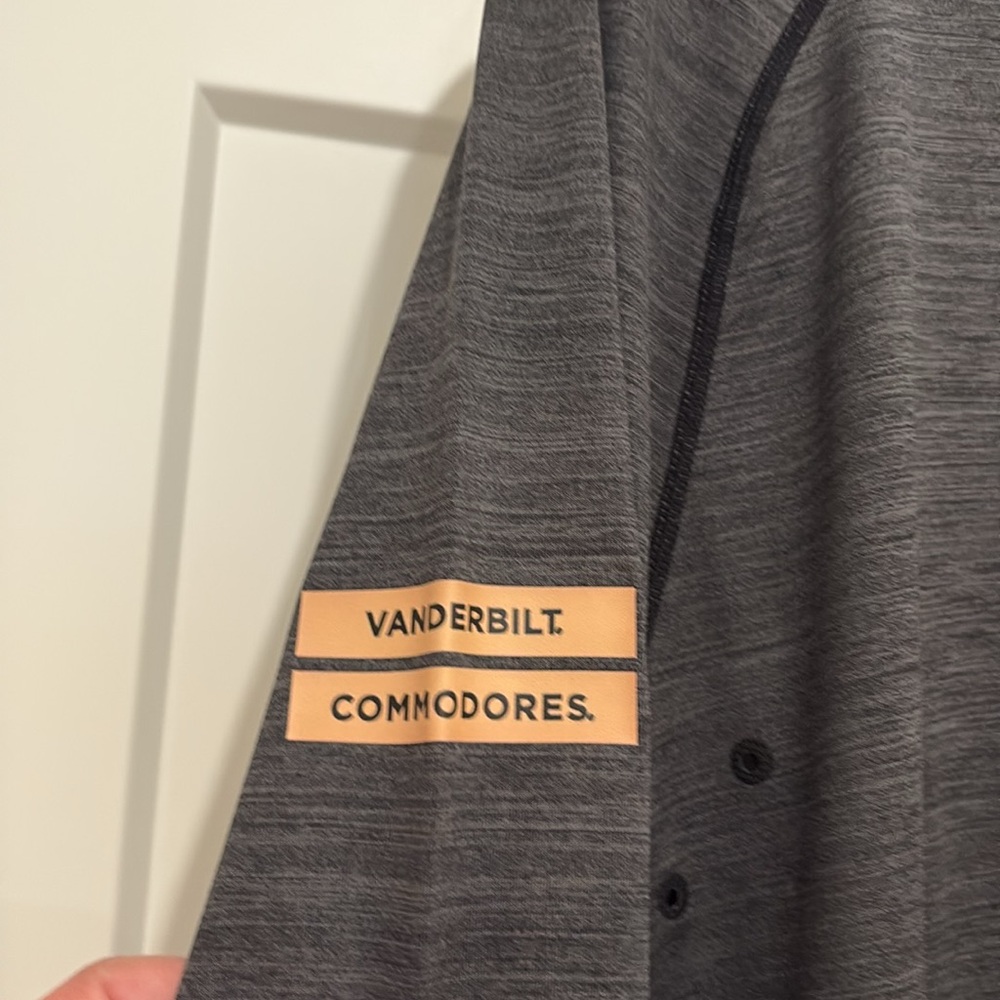 NWT [Levelwear] Vanderbilt Commodores NCAA Apex 1/4 Zip Hooded Pullover Men’s L - Picture 8 of 15